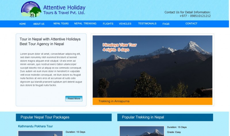Attentive Holiday Travels and Tours Pvt Ltd